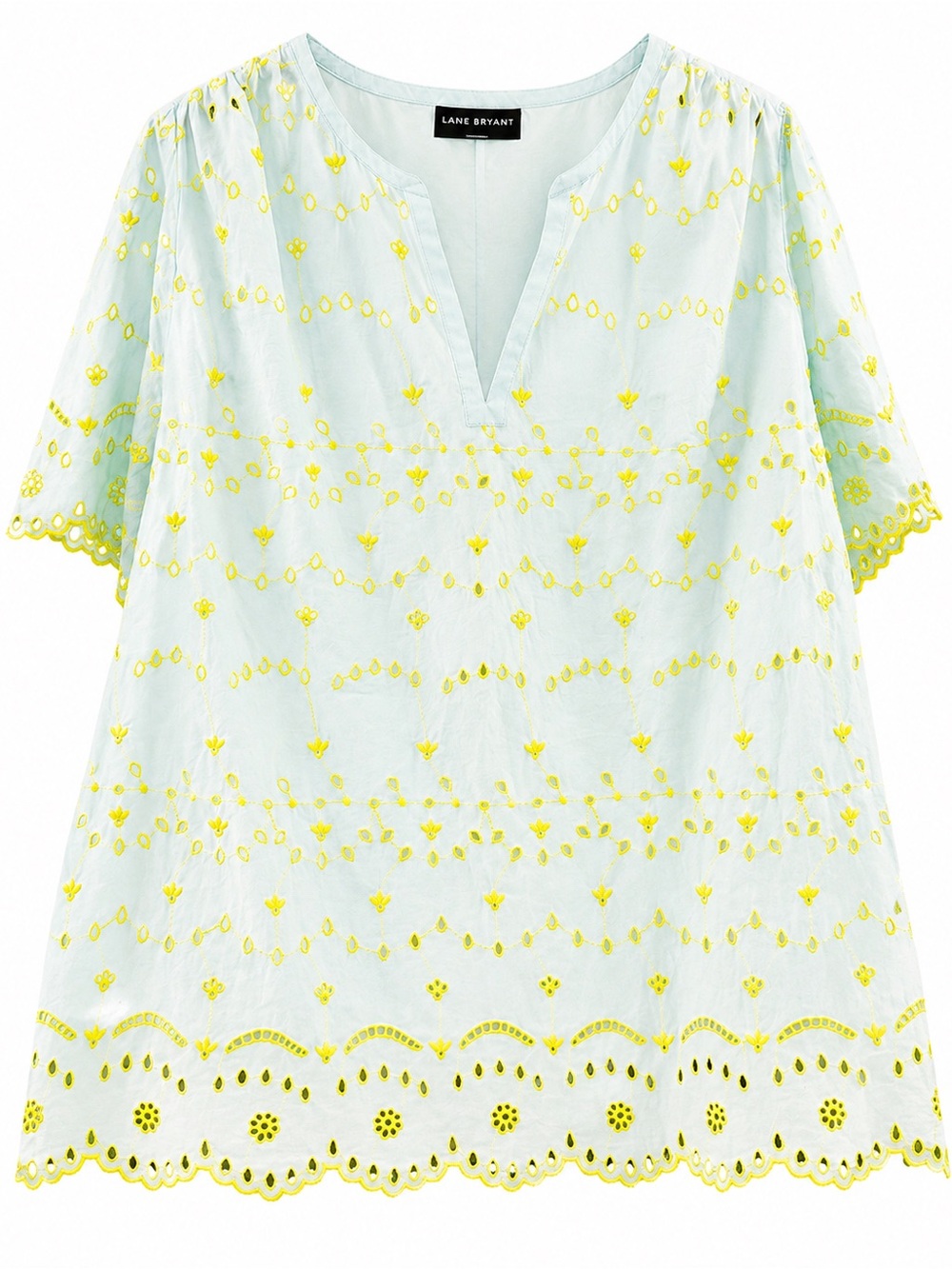 Lane Bryant Pale Blue Womens Top